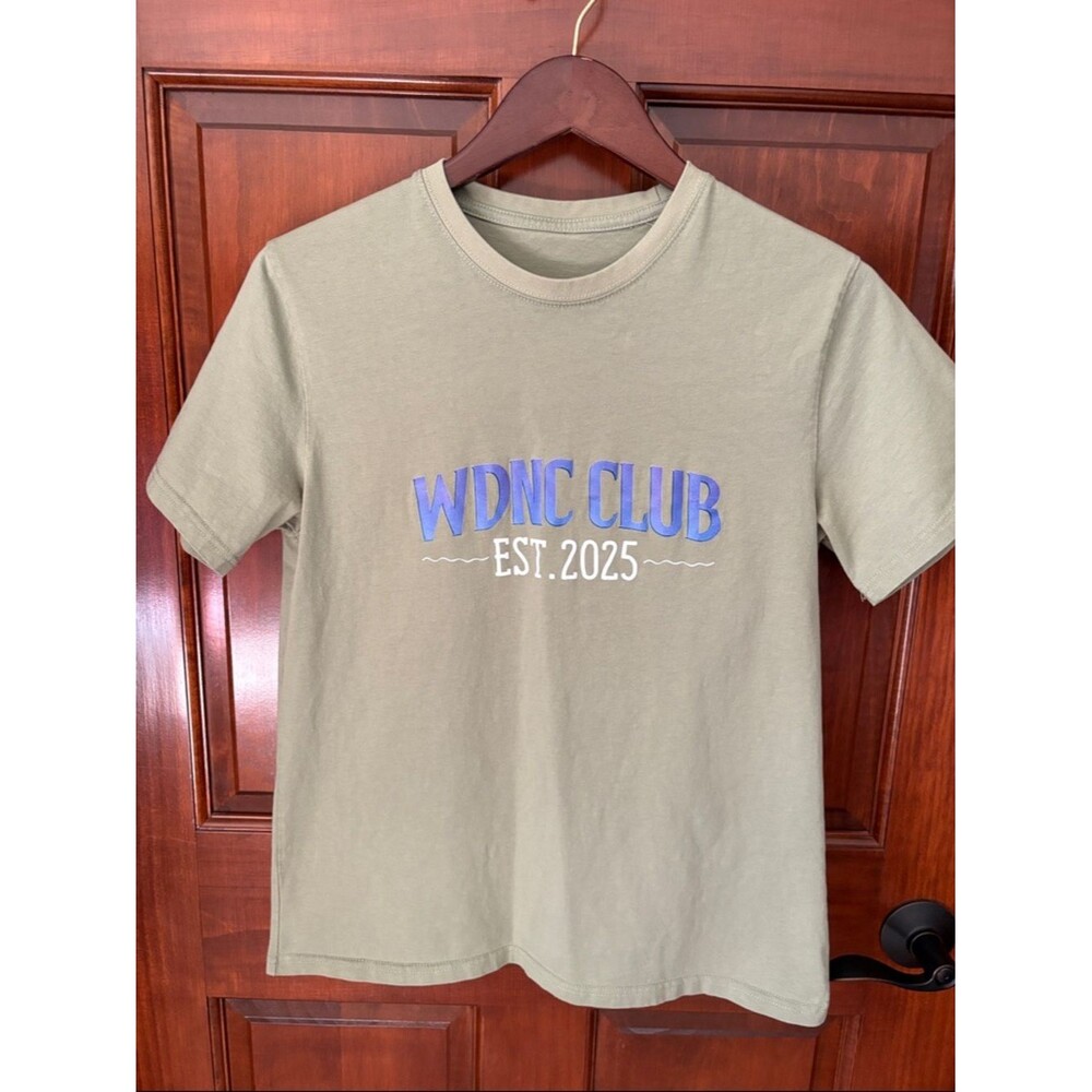 Free Book w/ Purchase! TikTok Trending “We Do Not Care Club" Green Graphic Tee-